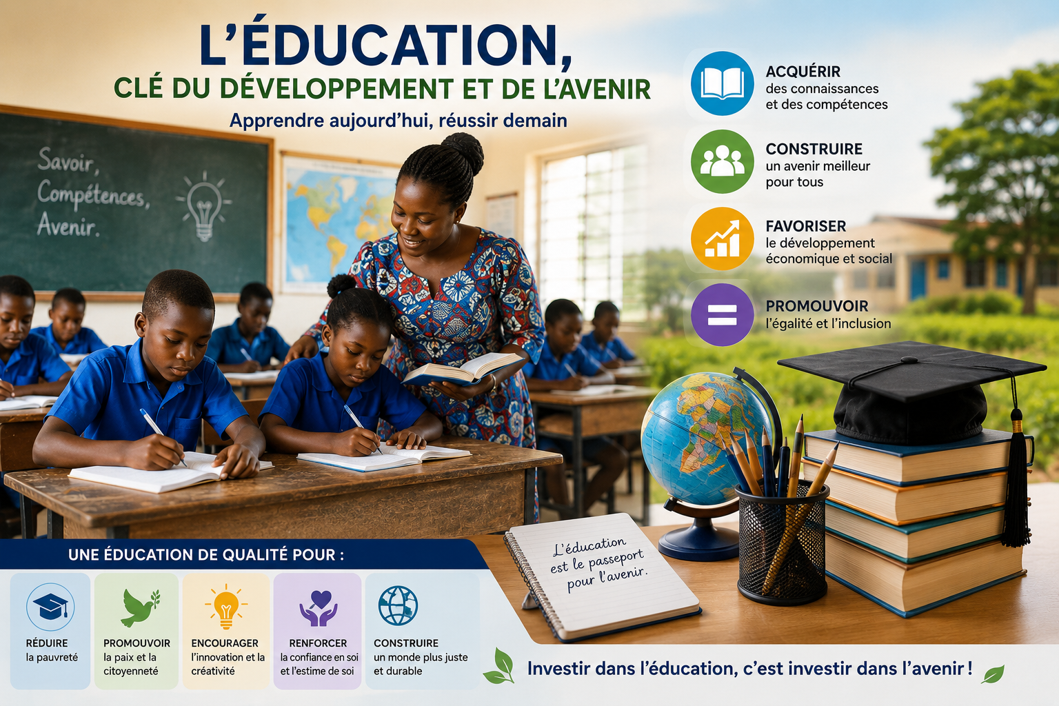 L’éducation, clé du développement et de l’avenir